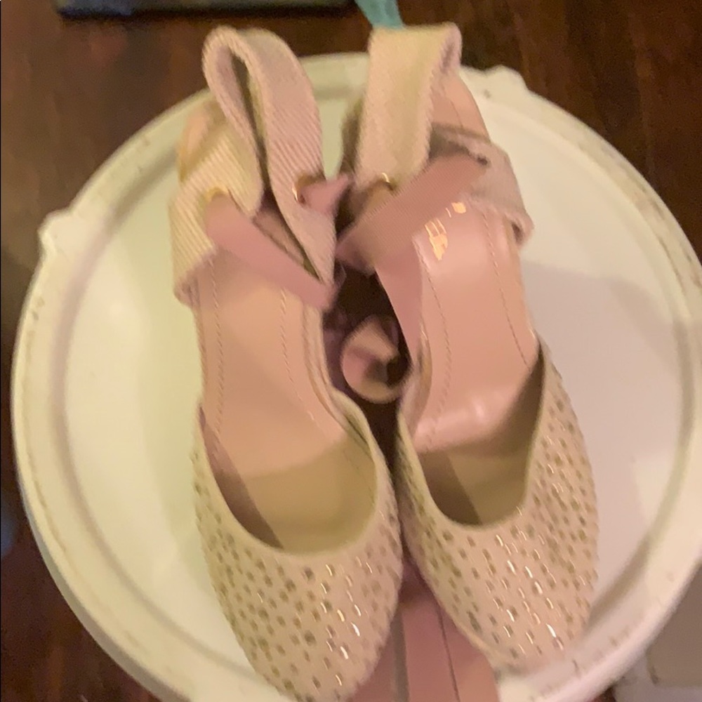 Beige shoes